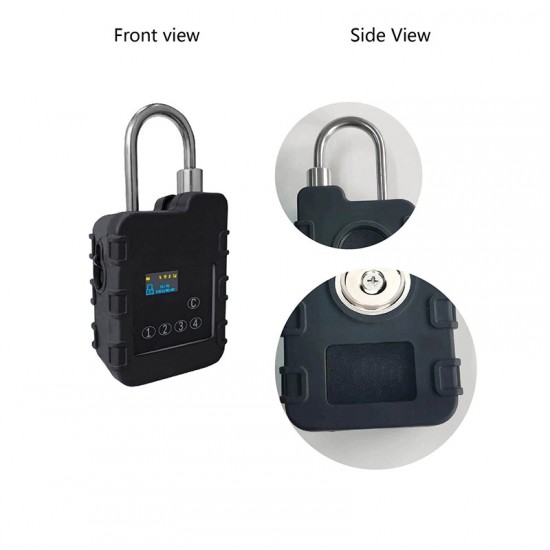 GPS smart padlock real-time cargo tracking security seals ZC-380