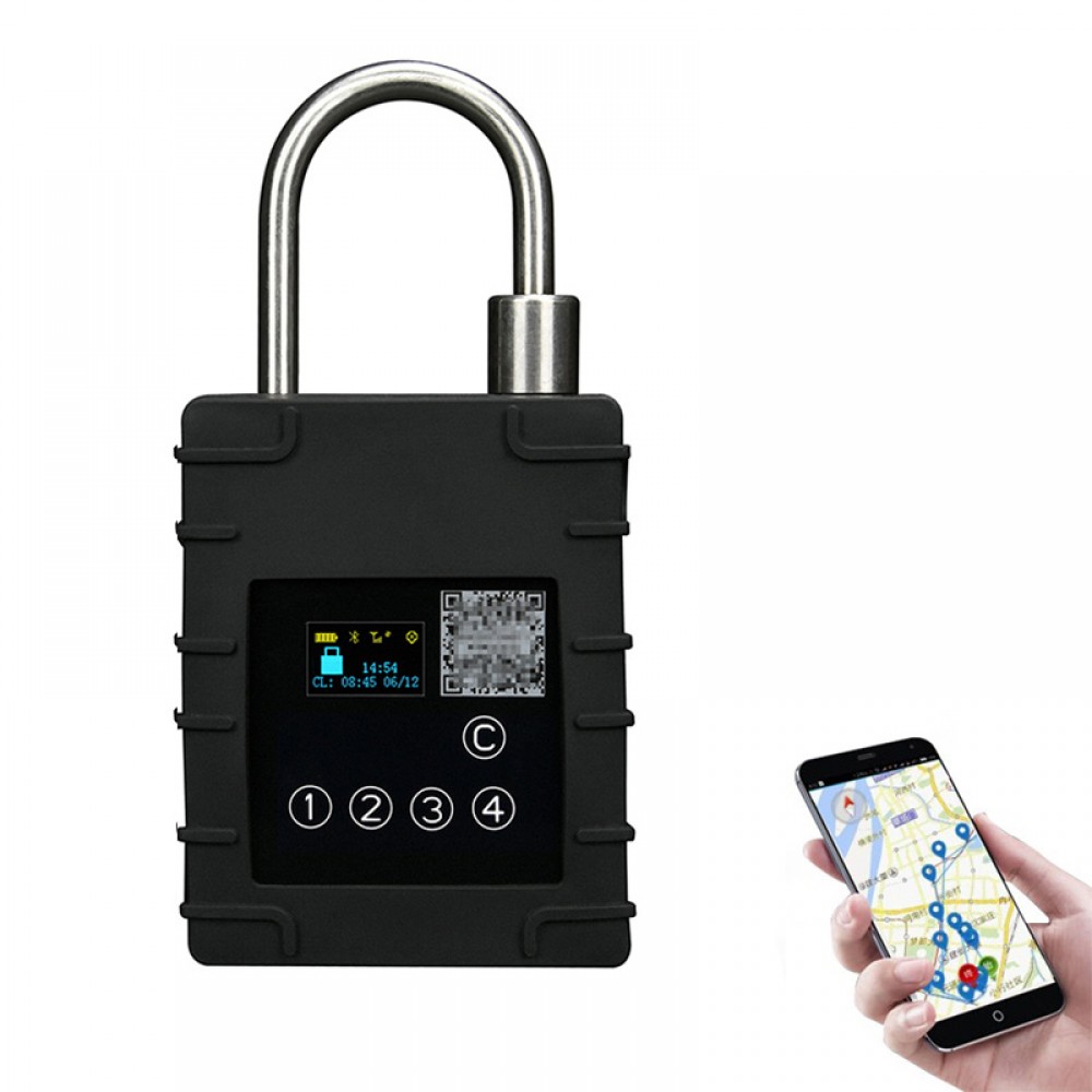 Smart Lock GPS Electronic Container Padlock- Ztower Store