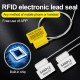 RFID Cable Seal Electronic Metal Wire Ties Tamper Proof Cord Lables Fasteners（50pcs）