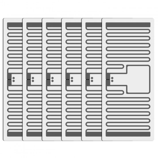 UHF RFID Tag Chip Adhesive Inlay Label ISO18000-6C Long Range EPC Chip Labels