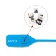 Custom security seals Zip Ties Loop Plastic Tag Fastener - 15‘’, Random Color 1000pc