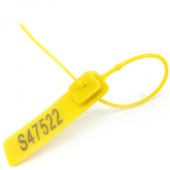  Security Seals with Numbering Pull-Tite Cable Ties Plastic Loop Fastener（100pcs）