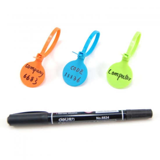 Colorful Plastic Seal Zip Ties Cable Marker Label Strap Wire Organizing Rope String Cord For Home Office Using(100pcs) Colorful Plastic Seal Zip Ties Cable Marker Label Strap Wire Organizing Rope String Cord For Home Office Using(100pcs)
