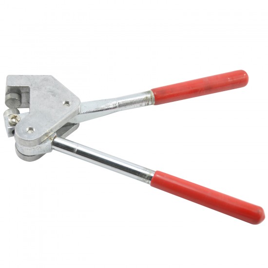 Sealing Plier Kit , 100pcs Round Lead Seals Beans + 100m Copper Wire + 1pcs Sealing Crimper with Red Plastic Coated Handle
