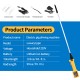 Cattle Prod, Rechargeable Cattle Prod Electric Livestock Prod with LED Light, Car Charger for Cattle, Cow, Dog, Hog, Goat, and Sheep Cattle Prod, Rechargeable Cattle Prod Electric Livestock Prod with LED Light, Car Charger for Cattle, Cow, Dog, Hog, Goat, and Sheep