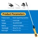 Cattle Prod, Rechargeable Cattle Prod Electric Livestock Prod with LED Light, Car Charger for Cattle, Cow, Dog, Hog, Goat, and Sheep Cattle Prod, Rechargeable Cattle Prod Electric Livestock Prod with LED Light, Car Charger for Cattle, Cow, Dog, Hog, Goat, and Sheep
