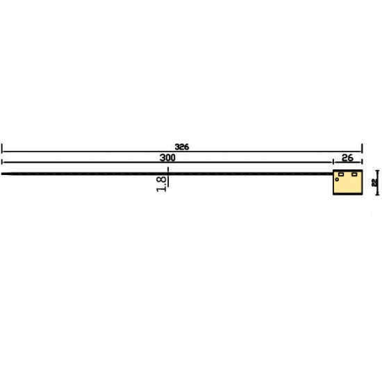 Adjustable Pull-Tight Cable Seals Allumimu Alloy       (Pack of 50)