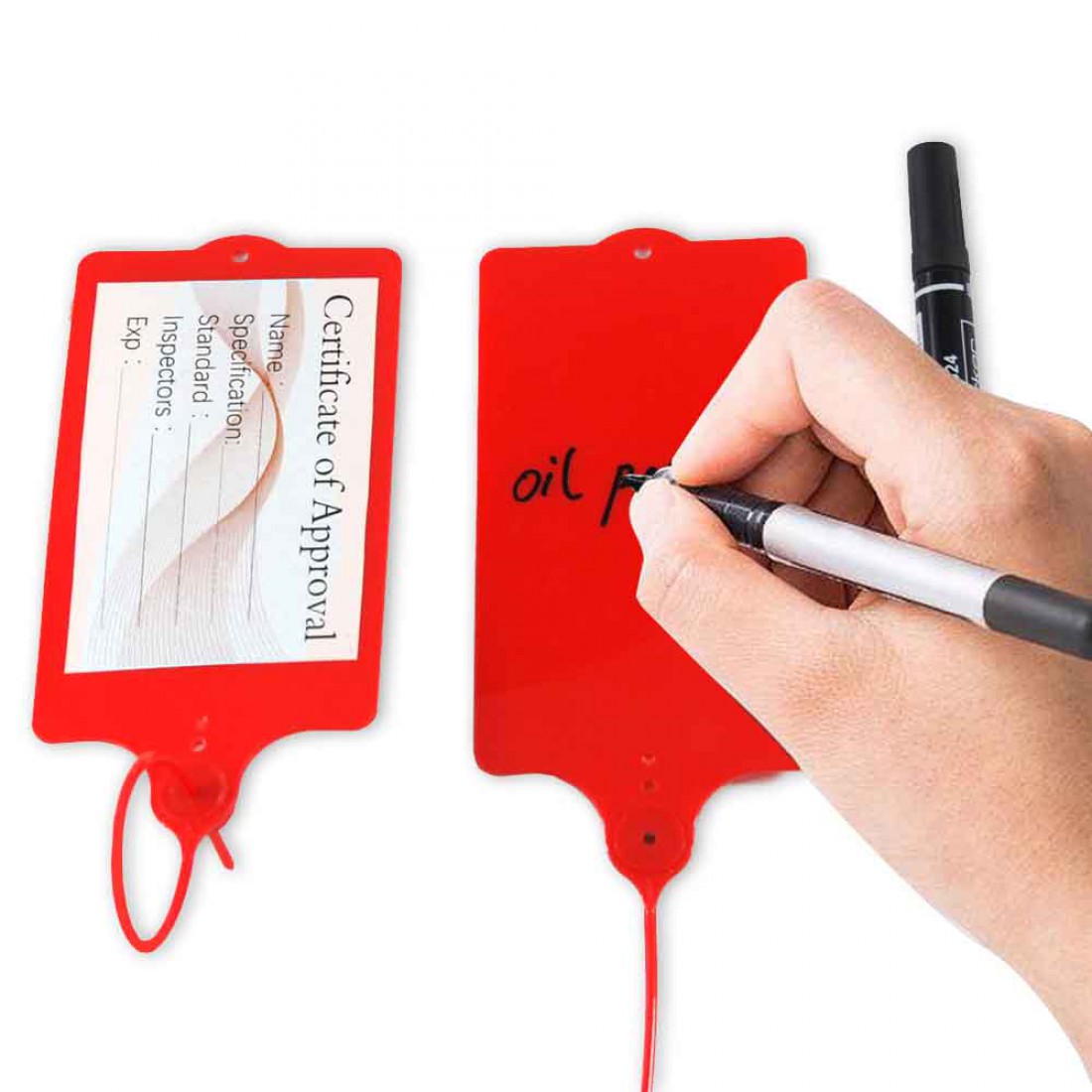 Large Signage Strap Plastic Parcel Tags- Ztower Store