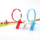 Plastic Seal Pull Tight Cord Ties Shipping Seals Tamper Proof Lable Fasteners for Truck Door 
